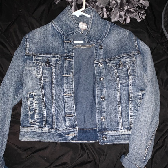 Jean crop jacket - Picture 1 of 2